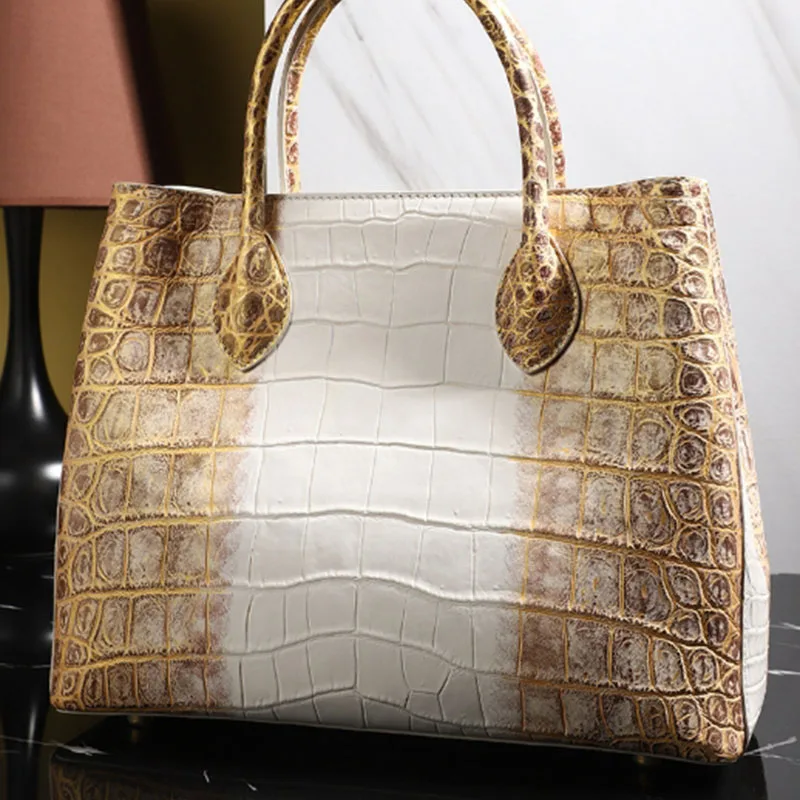 

New 2025 Crocodile leather Women's Bag, High-Quality Crossbody Shoulder Bag, luxurious handbag, genuine leather women's bag