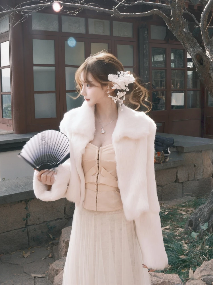 

Пальто из кроличьего меха Kikimy Lav Purple для женщин, утепленное, зимнее, с индивидуальной окраской, специальная серия, повседневное, короткое, элегантное