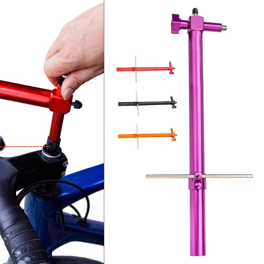 Bicycle Lever Alignment Tool Handlebar Height Angle Measure Kit Height Horizontal Left Right Symmetrical Adjuster Cycling Tools