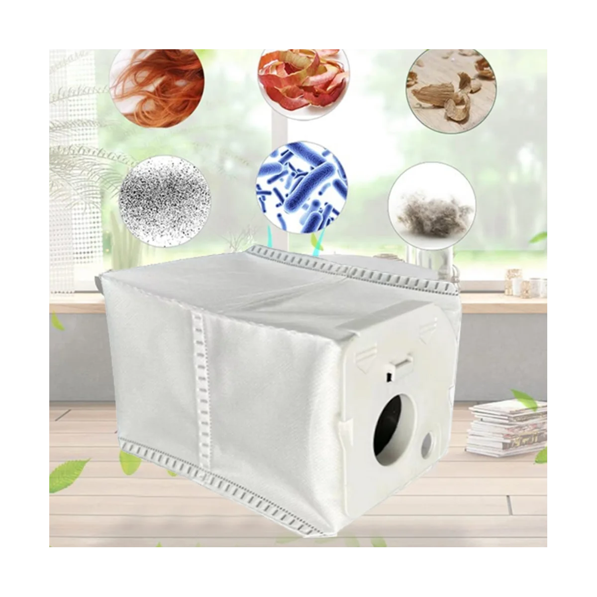 2 قطعة كيس لجميع الغبار البديل لـ Jet-ADB95B 220 واط محطة تنظيف فراغ كيس النفايات التنظيف المنزلي