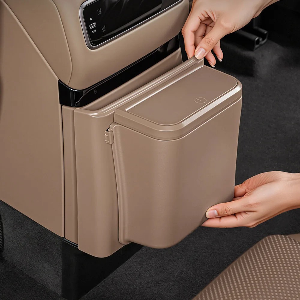 For Li Lixiang i6 i8 2025 2026 Rear Refrigerator Anti Kick Trash Can Interior Modification Supplies ABS Material Easy To Clean