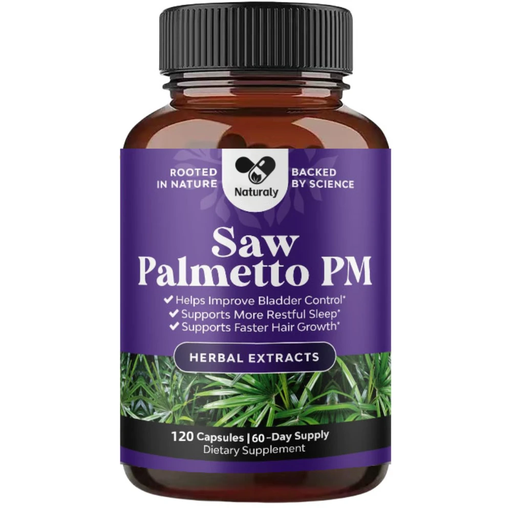 Saw Palmetto melatonin,used for sleep and prostate Saw palmetto powder and chamomile extract ratio Reduce male urinary frequency