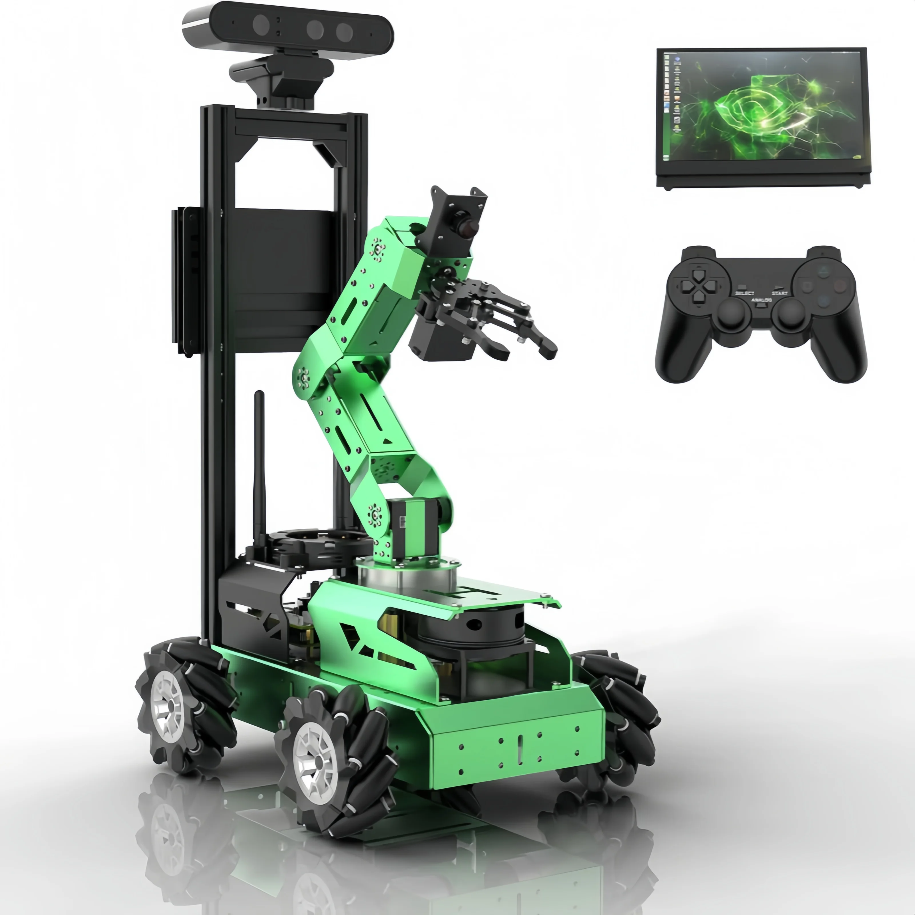 

Мобильная платформа OEM с большим роботизированным манипулятором для обучения проектам ИИ на базе ROS