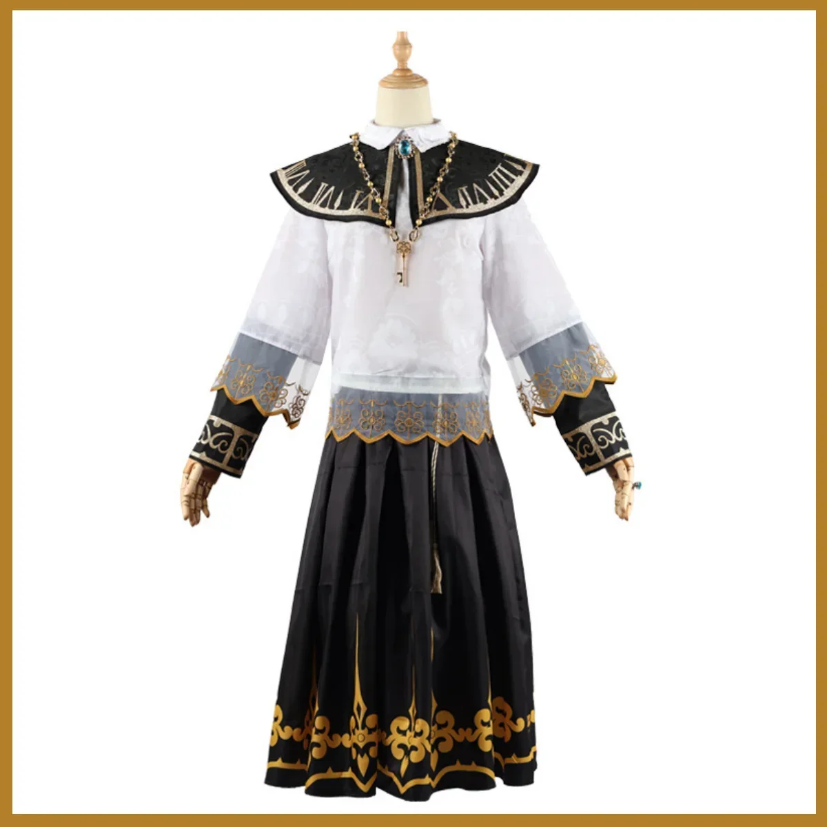 Anime Game Identity Ⅴ Embalmer Aesop Carl Watchman Cosplay Costume Chinese Hanfu Cape Uniform Man Carnival Halloween Suit