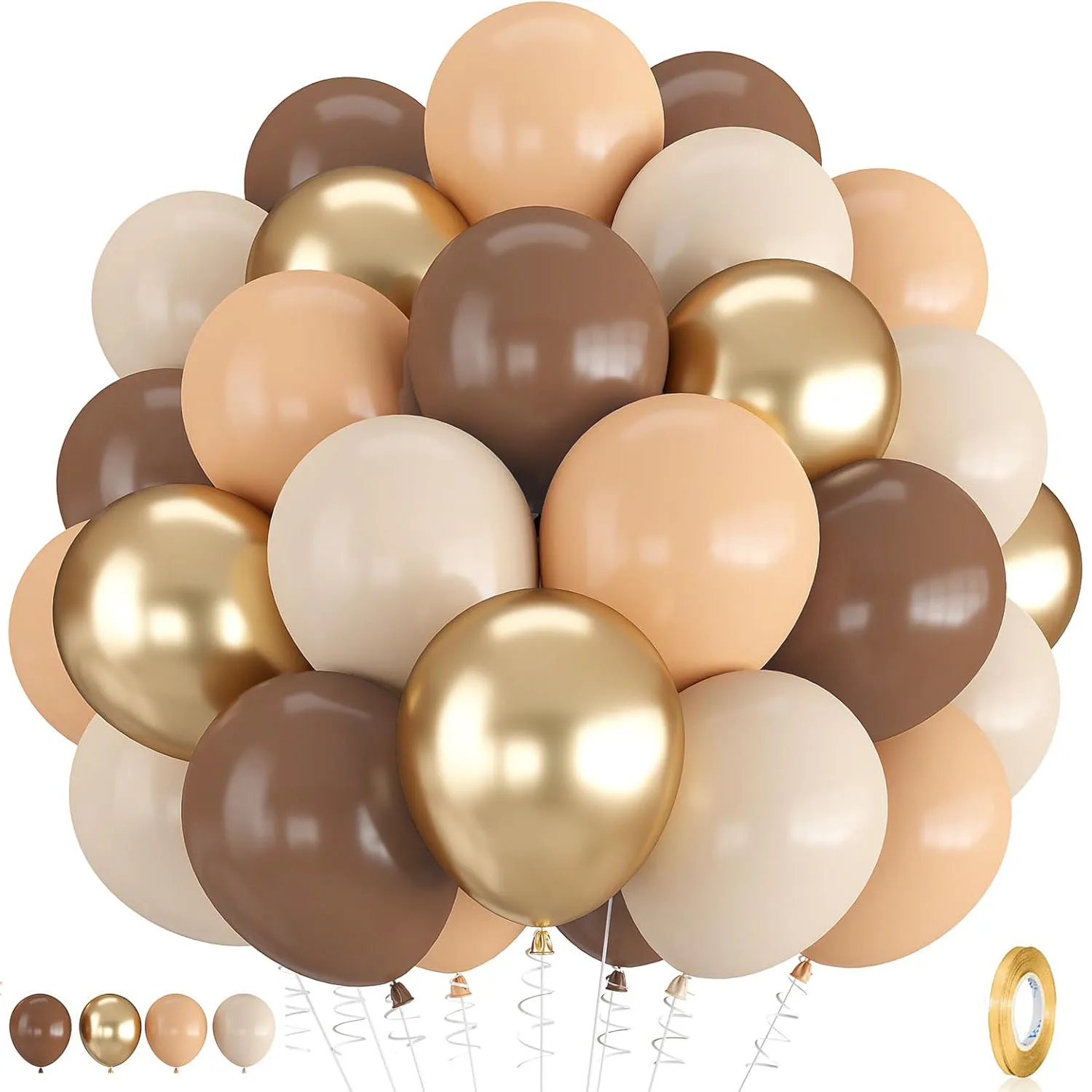 40 stuks Boho roze zand witte latex ballonnen 10 inch metaal chroom goud ballonnen voor verjaardag bruiloft baby shower partij decor globos