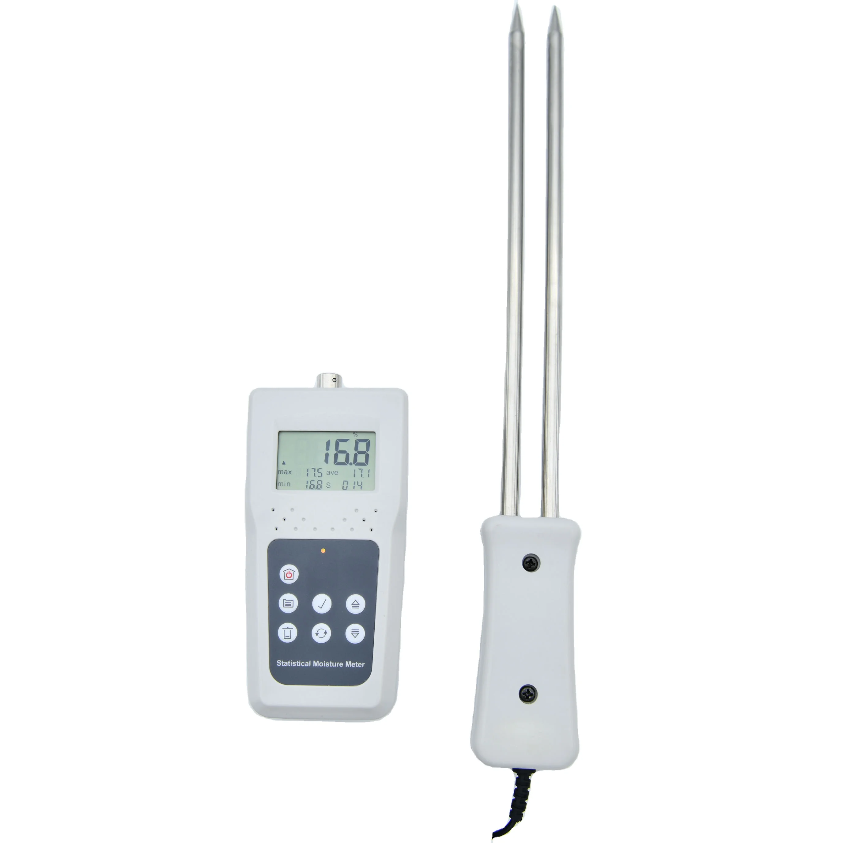 

Digital Hay Bale Moisture Meter with Strong Nee dle 50cm optional KMS680H