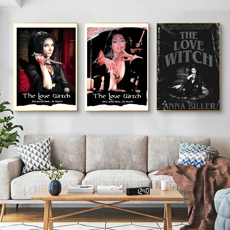 فيلم رعب الحب الساحرة آنا بيلر المشارك ذاتية اللصق الفن ورقة مقاومة للماء ملصق مقهى بار غرفة جدار ديكور
