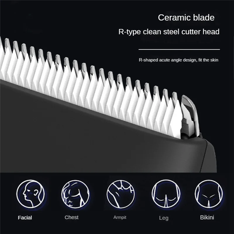 

BABZ-Электрический триммер для волос и бритва для мужчин, триммер для тела в паху и шариках, триммер для волос на лобке, сменное лезвие