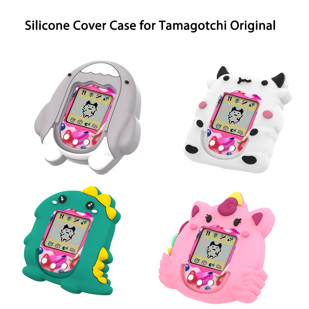 Funda protectora de silicona para Tamagotchi Original, funda suave a prueba de golpes, antiarañazos, impermeable