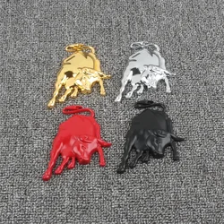 1piece Metal quality Fighting Bull logo emblem badge sticker size 8.8x7.3cm for European lexury cars Lambor** series decoration