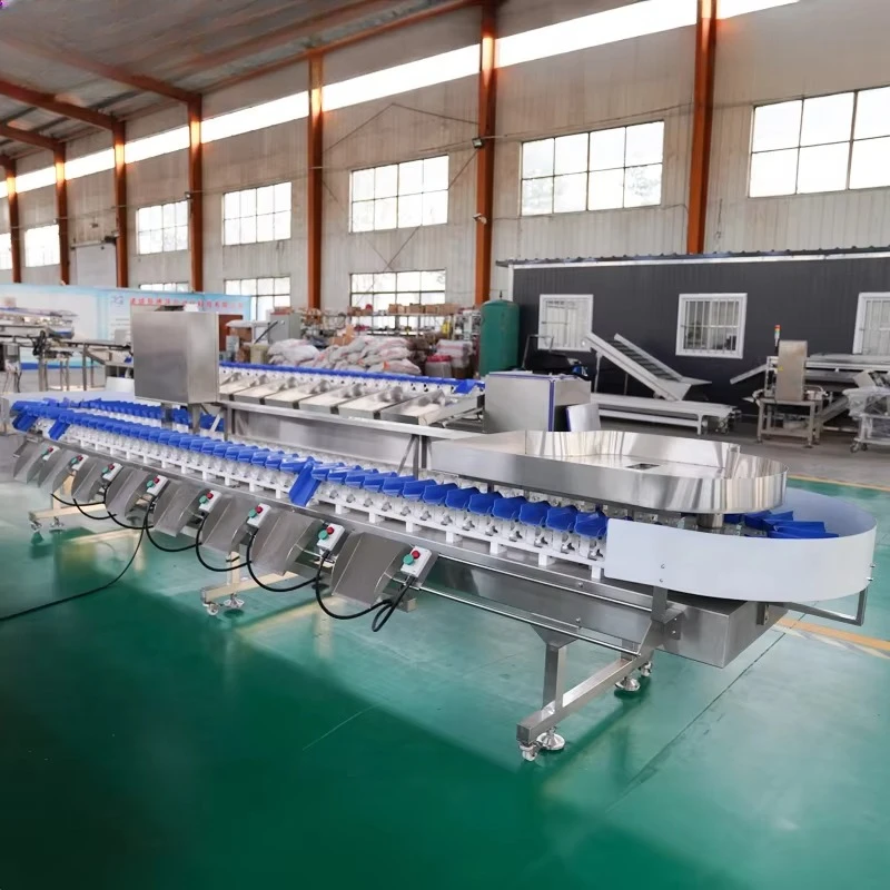 Customized Orange Apple Potato Automatic Fruit Live Fish Size Weight Sort Sorting Grading Grader Machine by System