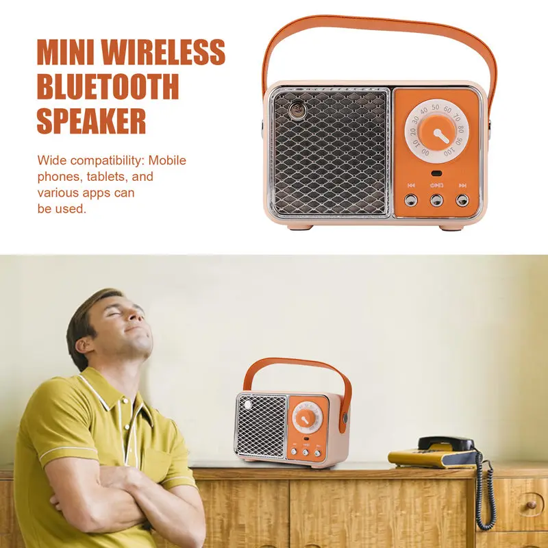 HFES Bluetooth Speaker Portable Sound Speaker Music Wireless Radio FM Mini Blootooth Audio