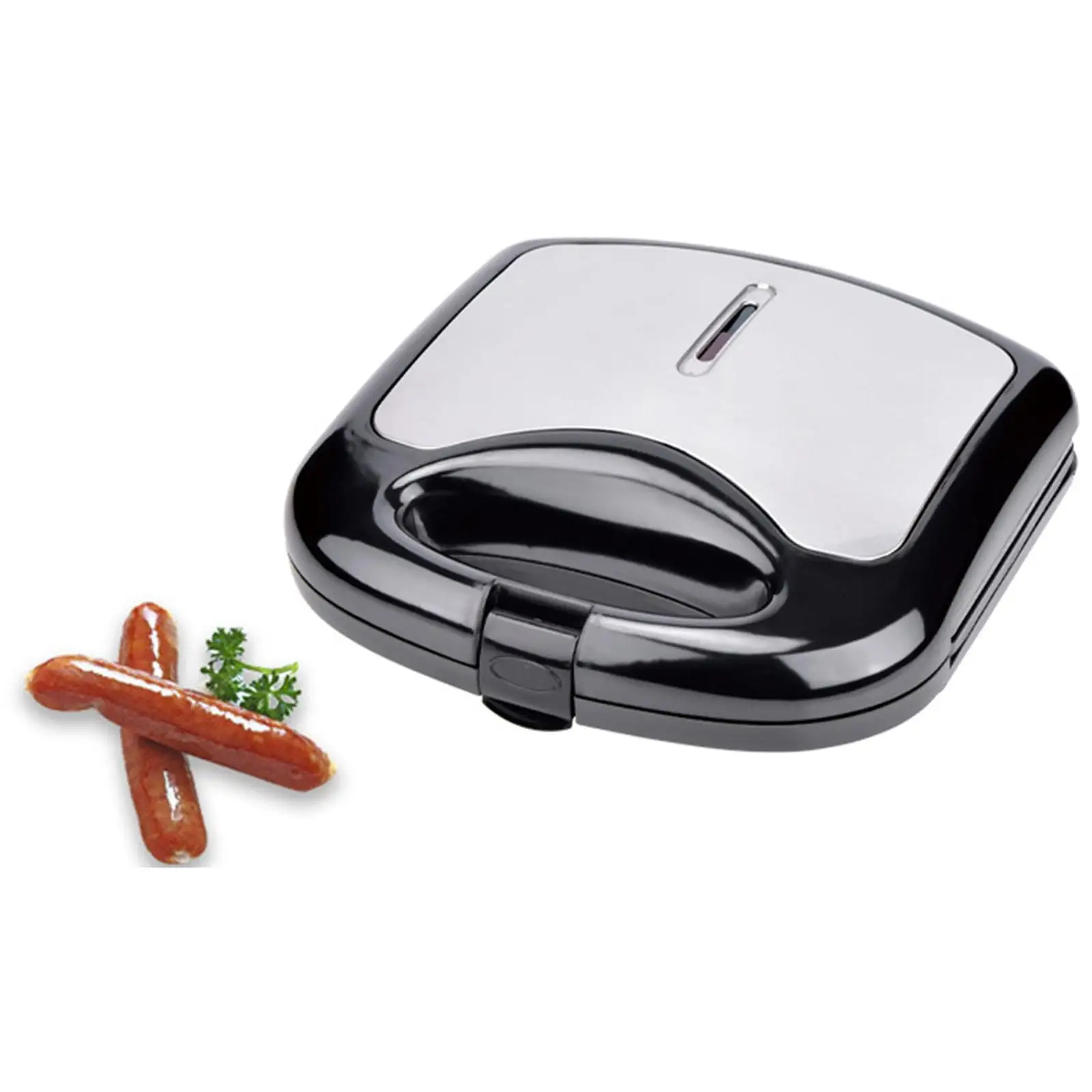 Pancake Baking Machine Stainless Steel Corn Dog Roaster Easy Clean Toaster for Home Breakfast Mini Cakes