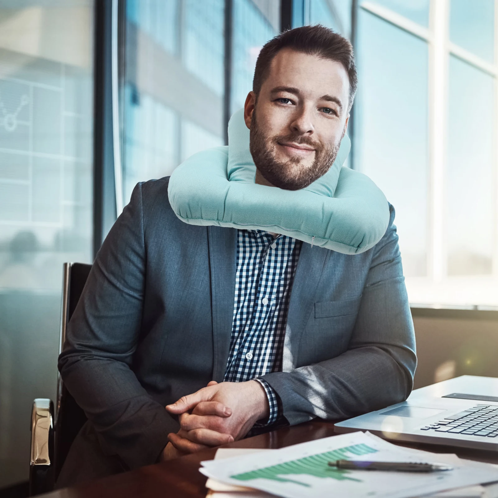 

Nap Pillow Cushion Cooling Soft Pillows for Napping Face down Sleeping Desk Office Desktop