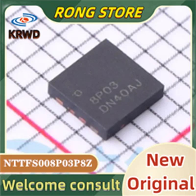 

5 шт. 8P03 Новые и оригинальные NTTFS008P03P8Z NTTFS008P03P QFN