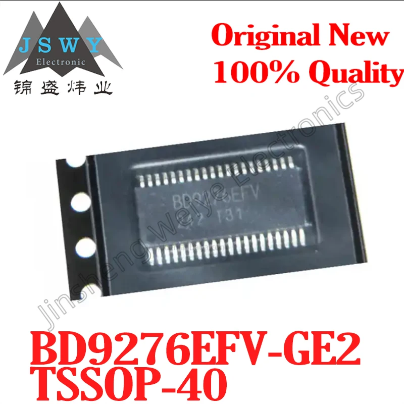 

(5/20 PCS) BD9276EFV-GE2 BD9276EFV TSSOP-40 Multi-Channel LED Backlight Driver Controller. Brand new and original. Fast shipping