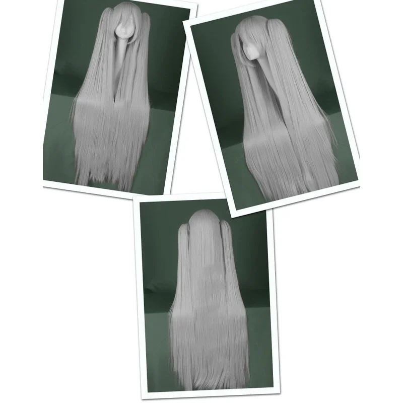 

2025 RECREATORS Altair, парик для косплея, хвостики, серые длинные прямые толстые синтетические термостойкие волосы