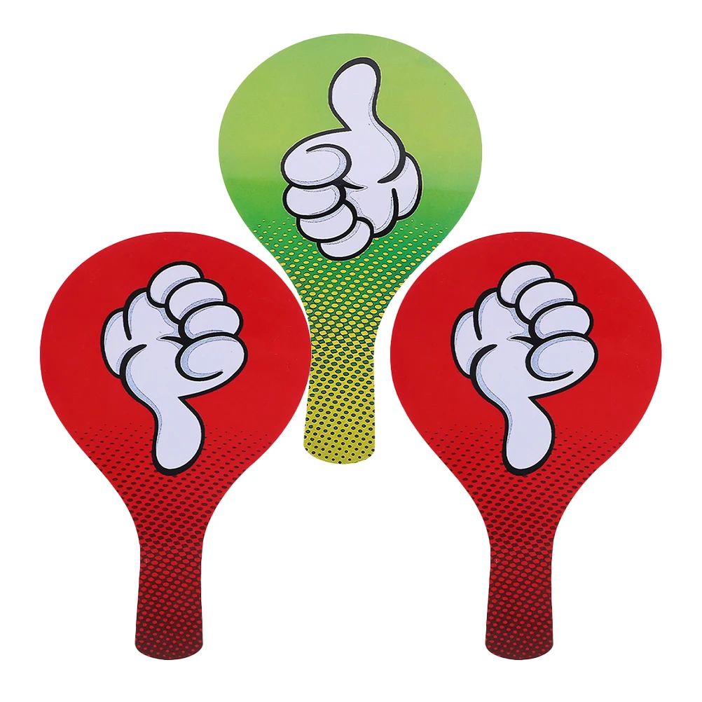 

3 Pcs Class Response Paddles Classroom Signs Inclusivity Tools Teaching Aids
