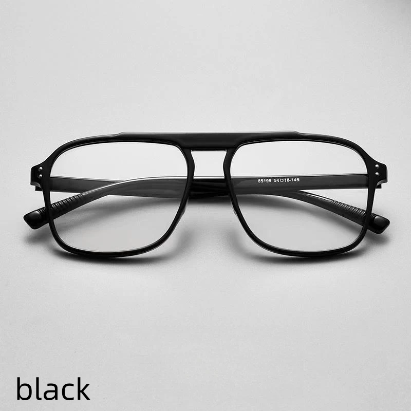 

55mm New Myopia Eyeglass Frame Men's Casual Large Frame Glasses Ultra Light TR Frame Prescription Glasses 85199