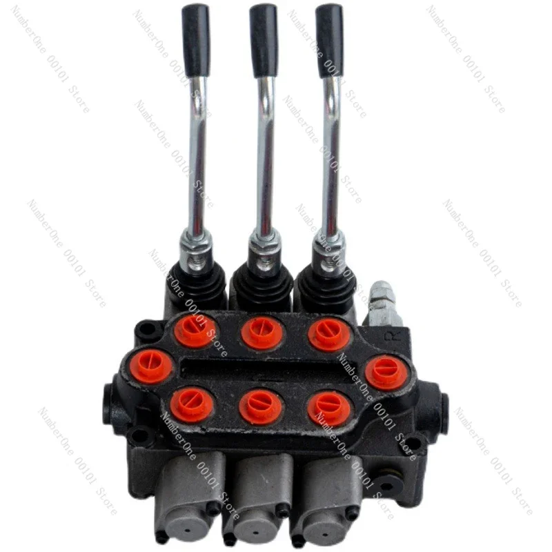 Multi-way Valve Reversing Valve Hydraulic Distributor Manual One To 4 Valve Cylinder Hydraulic  Pair Wire 4 Various Style