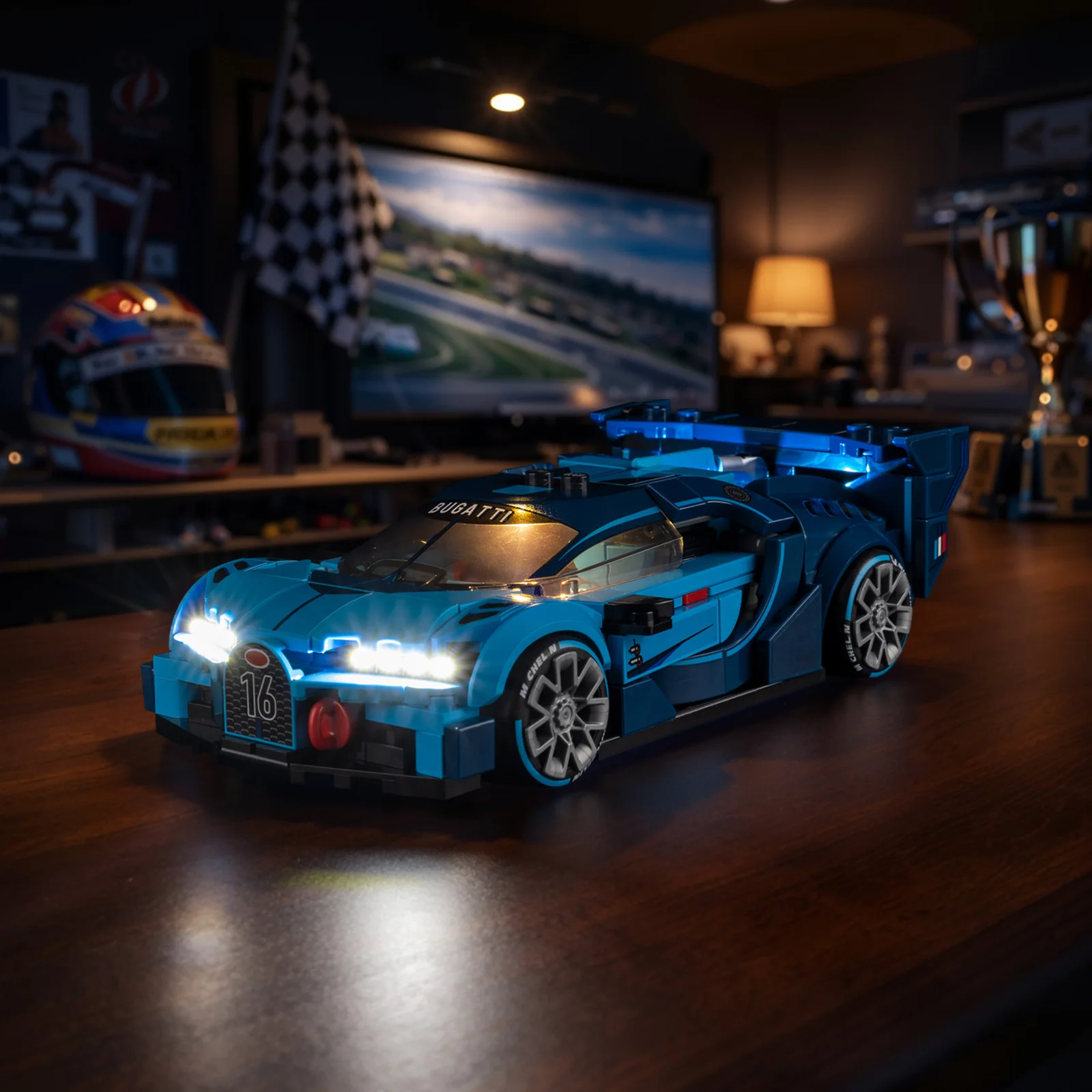 

LED Light Set Suitable for Lego Bugatti Vision GT Hyper Sports Car #77253 Building Blocks