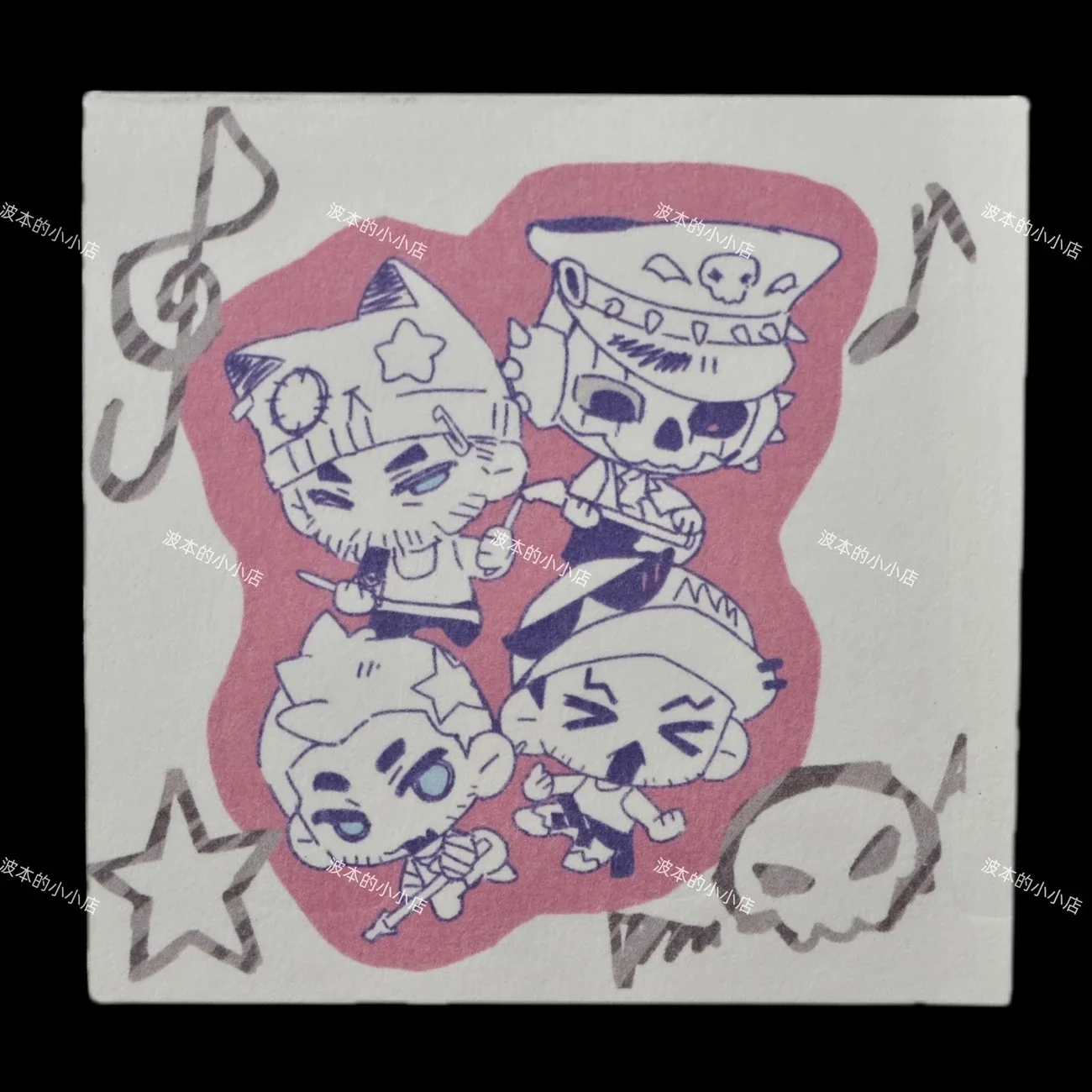 COD Call of Duty Cosplay personaggio periferico piccola carta modello albero carta 8x8 cm carta quadrata