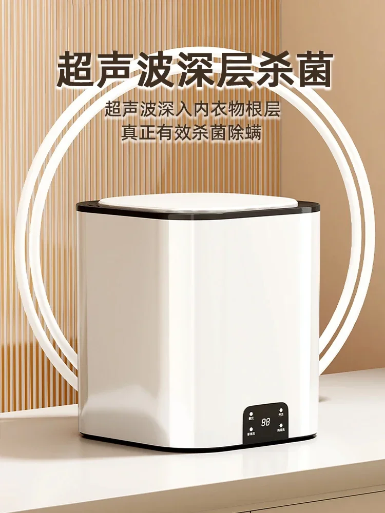 Lavatrice portatile completamente automatica certificata 220V, perfetta per delicati, biancheria intima e calzini, compatta e facile da usare