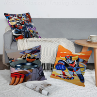 Ufo Robot Goldrake Anime Cushion Cover Decorative Pillow Sofa Home Decor Case Pillow Cases