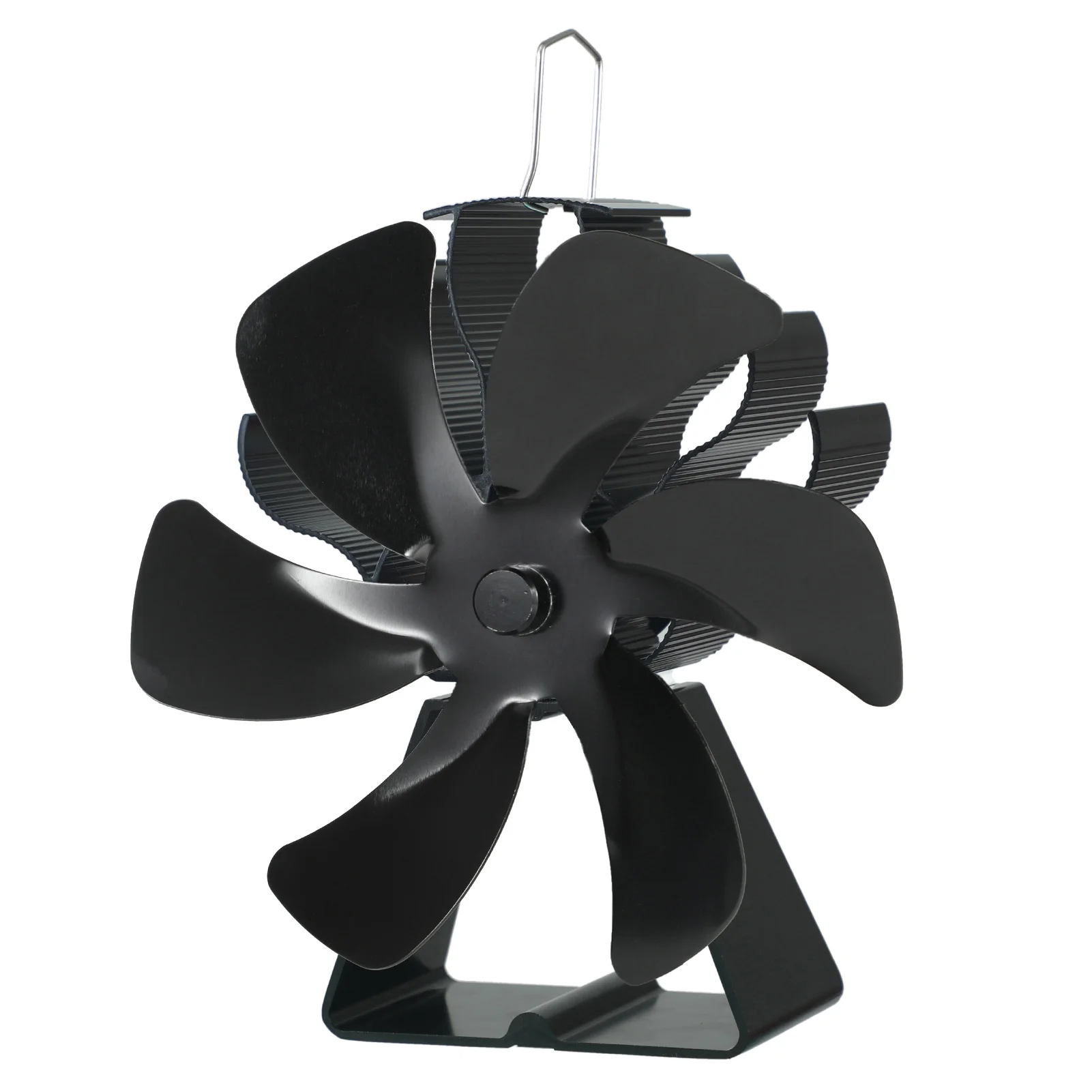 Stove Fan Fireplace Fan Heat Powered Wood Log Burner Fan Eco-Friendly Heat Circulation Stove Fan For Wood Log Burner Fireplace
