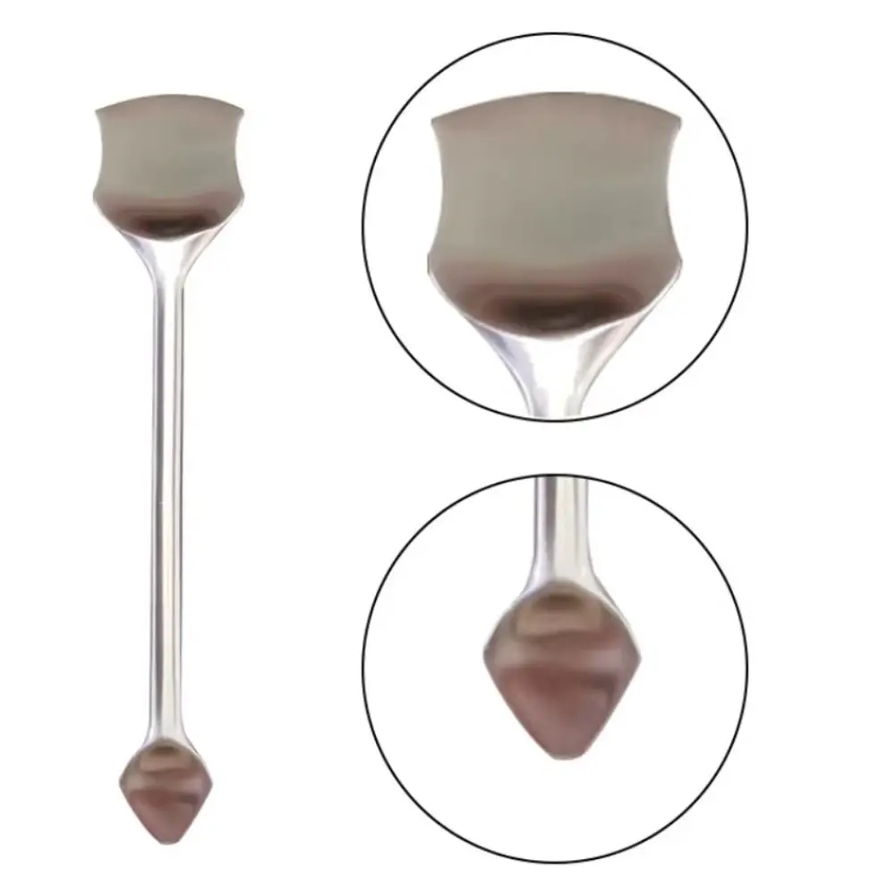 جديد مزدوج الرأس مزيل الرؤوس السوداء الأنظف الفولاذ المقاوم للصدأ العناية بالوجه النازع المسام الأنظف حب الشباب مزيل مغرفة النساء الجمال