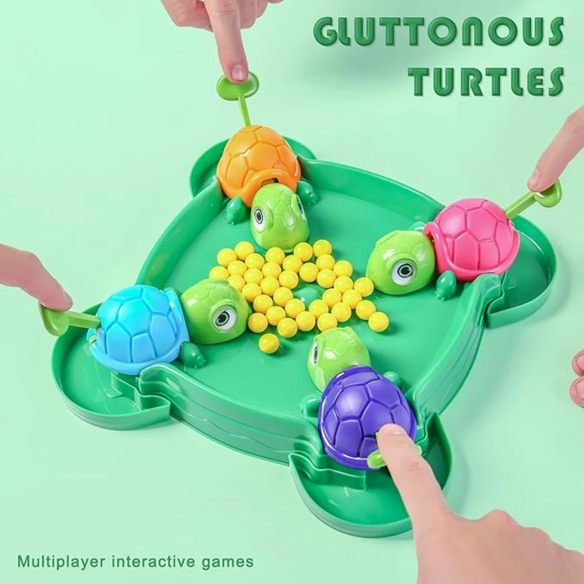 Hungry Turtle Chessboard Game - Interactive Multiplayer Desktop Toy Game for Parent-Child Bonding,Gift for Christmas party