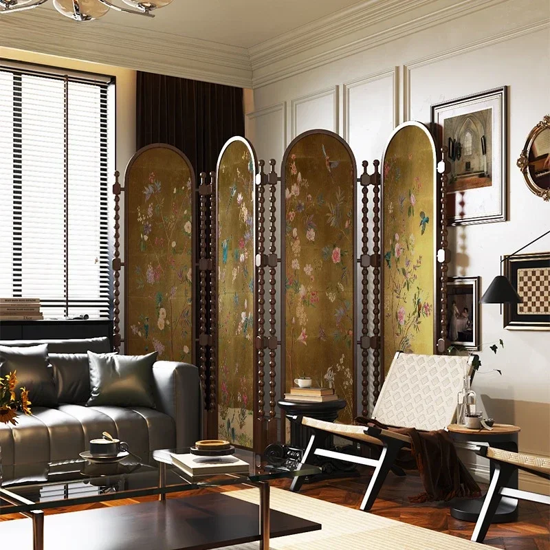Living room porch entry office bedroom shaded foldable mobile retro background