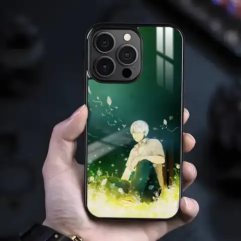 IPhone 16 15 14 13 Pro Max Plus Mini मैग्नेटिक मैगसेफ वायरलेस चार्जिंग कवर के लिए क्लासिक एनीमे M-MushiShi फ़ोन केस 10 best sales Mushishi - №6