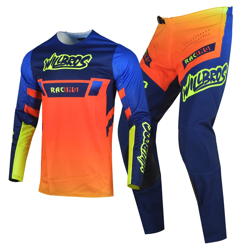 Willbros MX Jersey Pants Combo 180 360 Gear Set Motocross Dirt Bike BMX UTV Enduro Cycling Suit