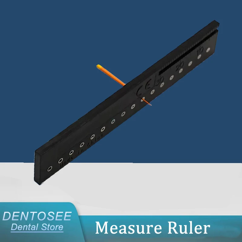 

Стоматологическая эндодонтическая линейка — точный измерительный прибор Gutta Percha с двойной шкалой для использования в стоматологической лаборатории и клинике