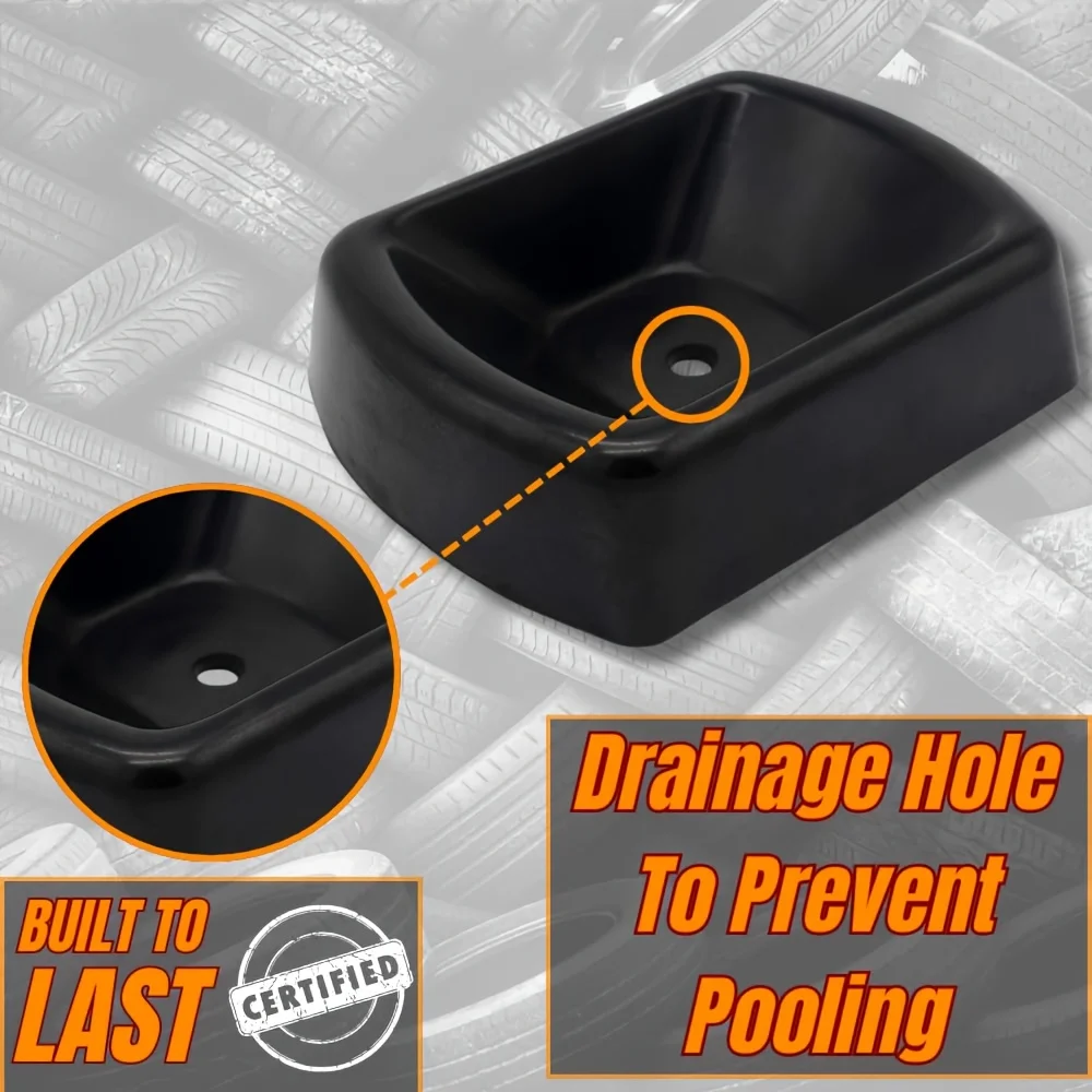 1pc Jack Wheel Block Caster Trailer Dock Heavy-Duty 6-Inch Stabilizer, Wheel Stopper Transport Travel Trailer Cargo Camping