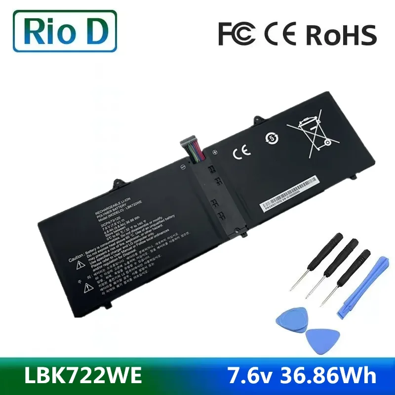 

LBK722WE 7.6v 36.86Wh Laptop Battery For LG 21CP4/73/120 Series Notebook