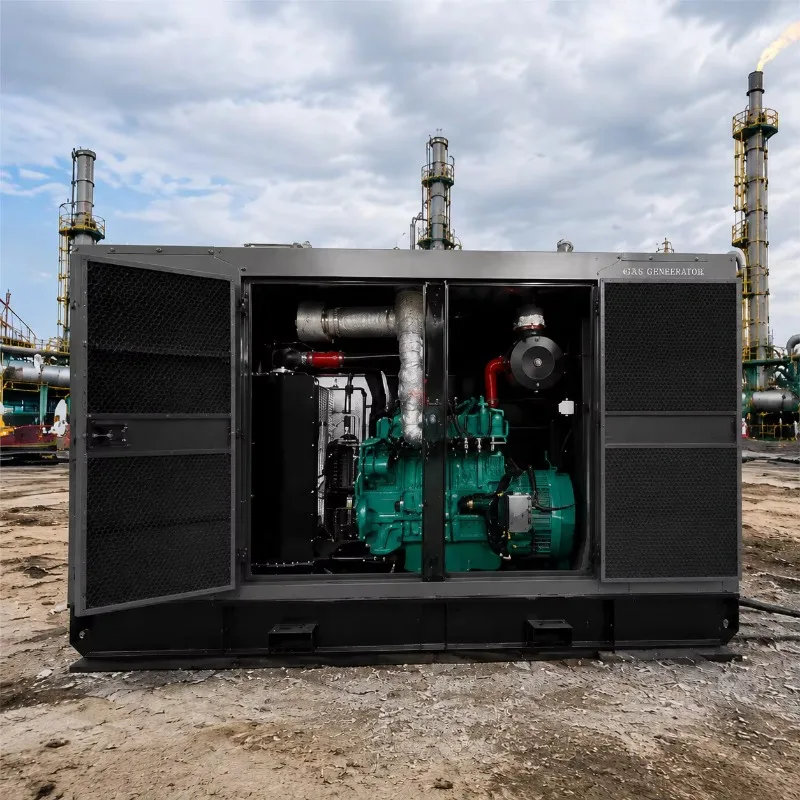 120kW 150kVA Multi Fuel Gas Generator Set CNG LPG Biogas Syngas Generator High Efficiency Low Fuel Cost Customized