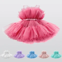 Baby Girl 1st Birthday Dress Tutu Party Gown Girls Dresses for Wedding 1 2 3 4 5 Years Toddler Princess Baptism Tulle Vestidos