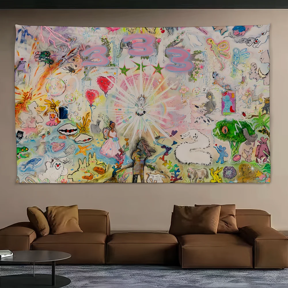 علم للعلوم الفنية غرفة الخيال السويدي ديكور المنزل جدار بليدي معلقة المغني ديكور المنزل راية