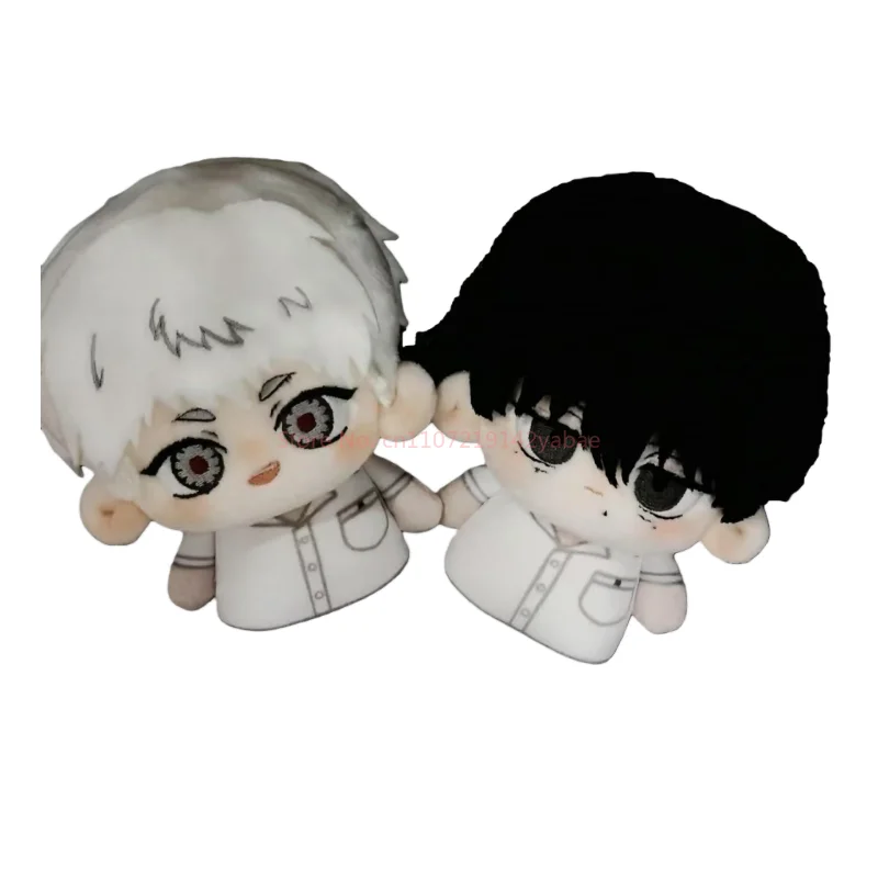 Original 10cm anime o verão hikaru morreu yoshiki tsujinaka plushie brinquedo mochila ornamento bonito bonecas de pelúcia chaveiro