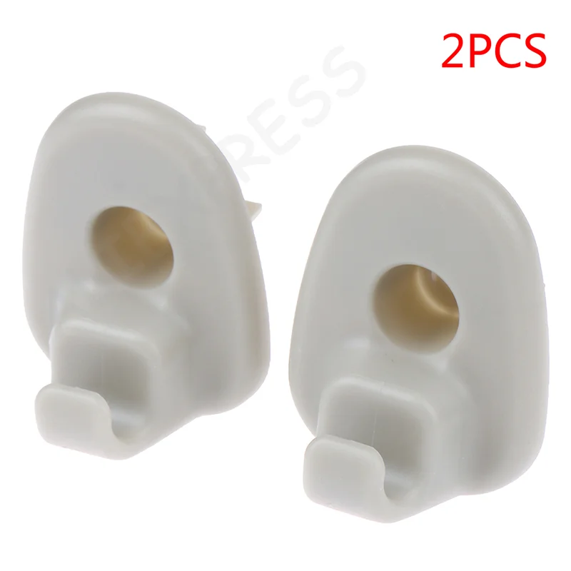 New New 2PCS For Liberty Car Sun Visor Clip 1AR26BD1-AA For CHEROKEE KK KJ Nitro Sun Visors Holder Hook Hanger Clips