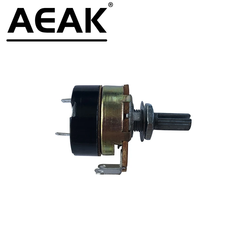 5pcs WH138-1 B5K/10K/20K/50K/100K/250K/500K/1K/2K Adjustable speed potentiometer with switch