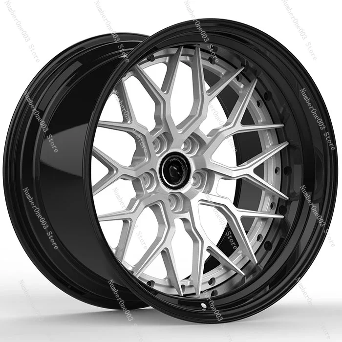 Deep Lip Staggered 20x9 20x12 2 Piece Custom Forged Alloy Wheels for R8