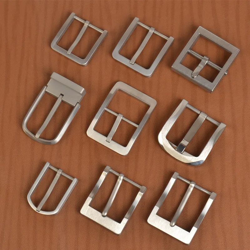 Ladies and Gentlemen Solid Titanium Belt Buckles TA1 Grade 1 Titanium Allergy-proof Pin Buckles