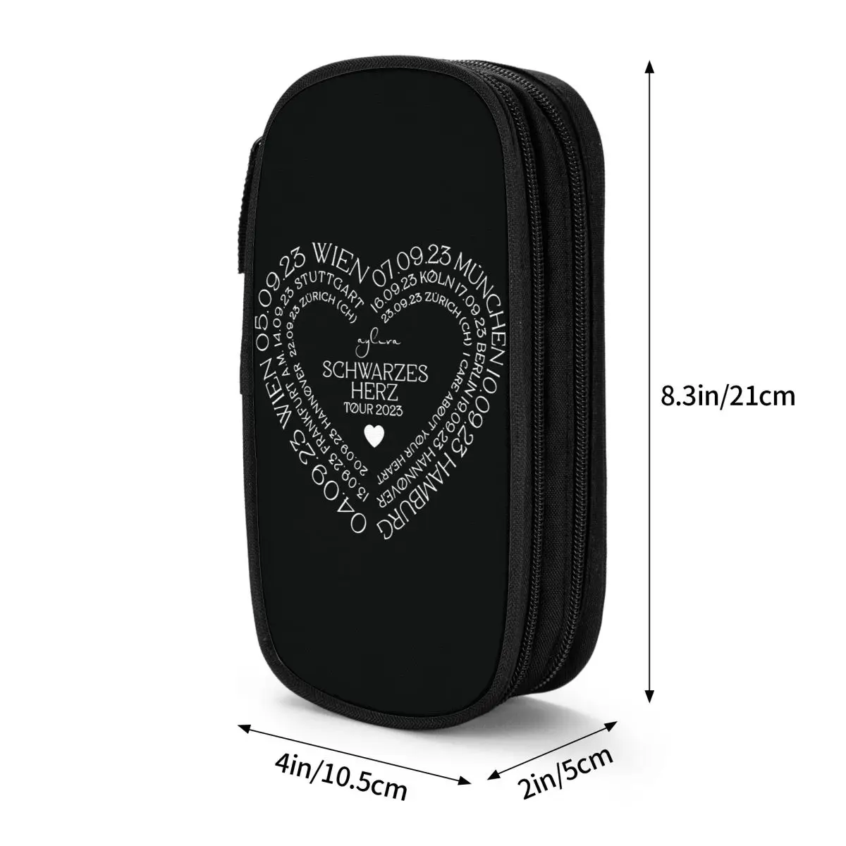 Ayliva in Liebe tour 2025 concerto lápis caso cantor pop música escola lápis casos universidade caneta caixa papelaria organizador