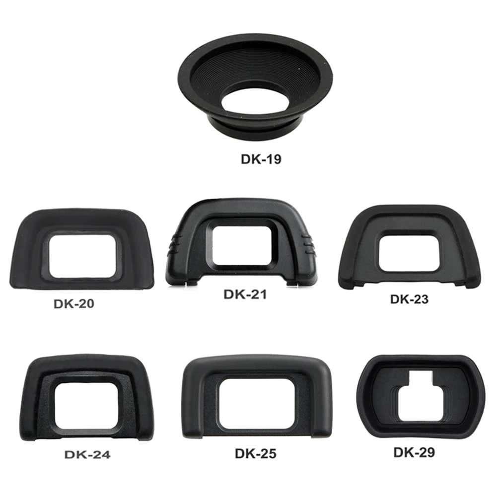 100pcs/lot Camera DK-19 DK-20 DK-21 DK-23 DK-24 DK-25 DK-29 Rubber Eyecup Eyepiece Eye Cup for Nikon DSLR SLR Mirrorless