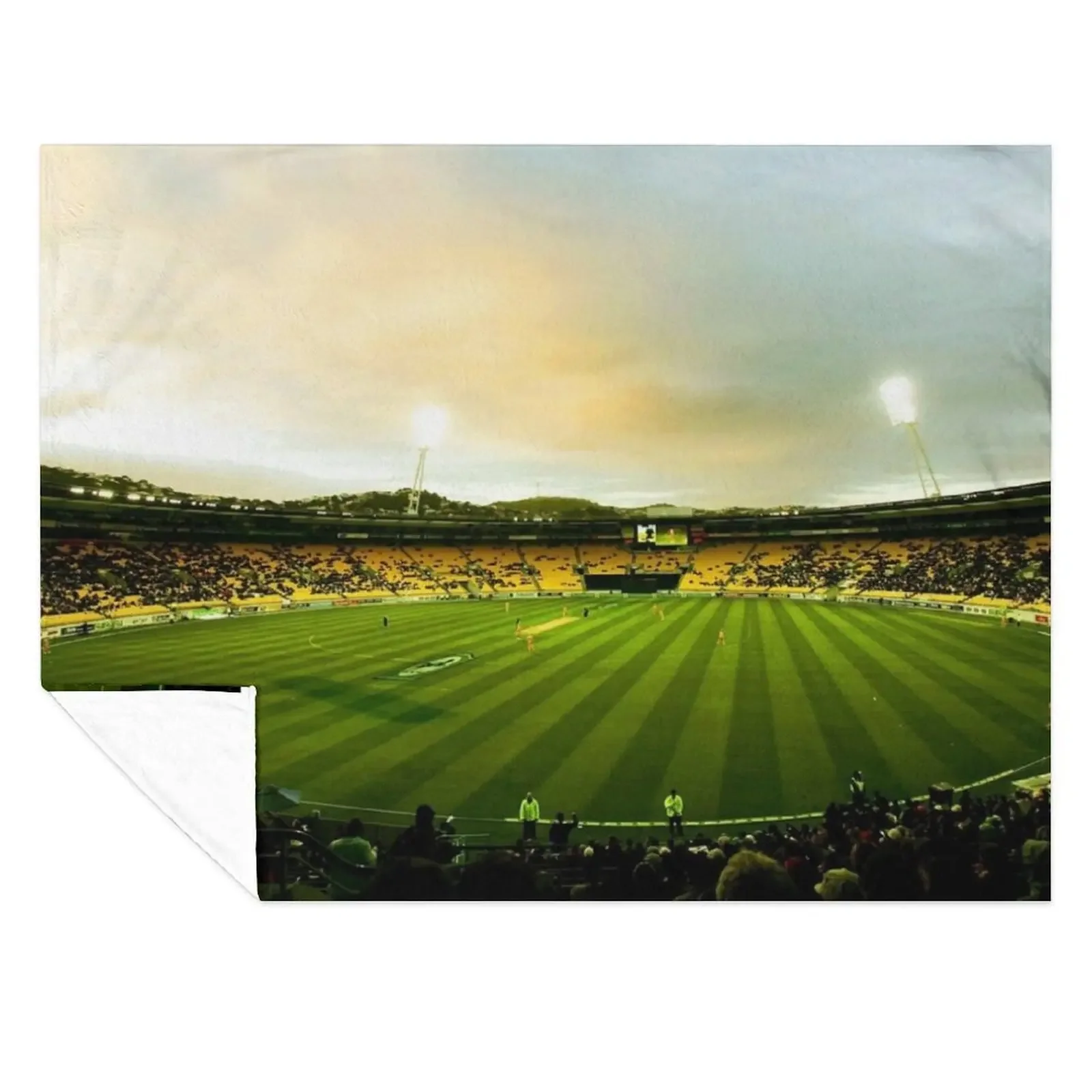 

Cricket ground Throw Blanket Designers Loose Summer Beddings Soft Blankets