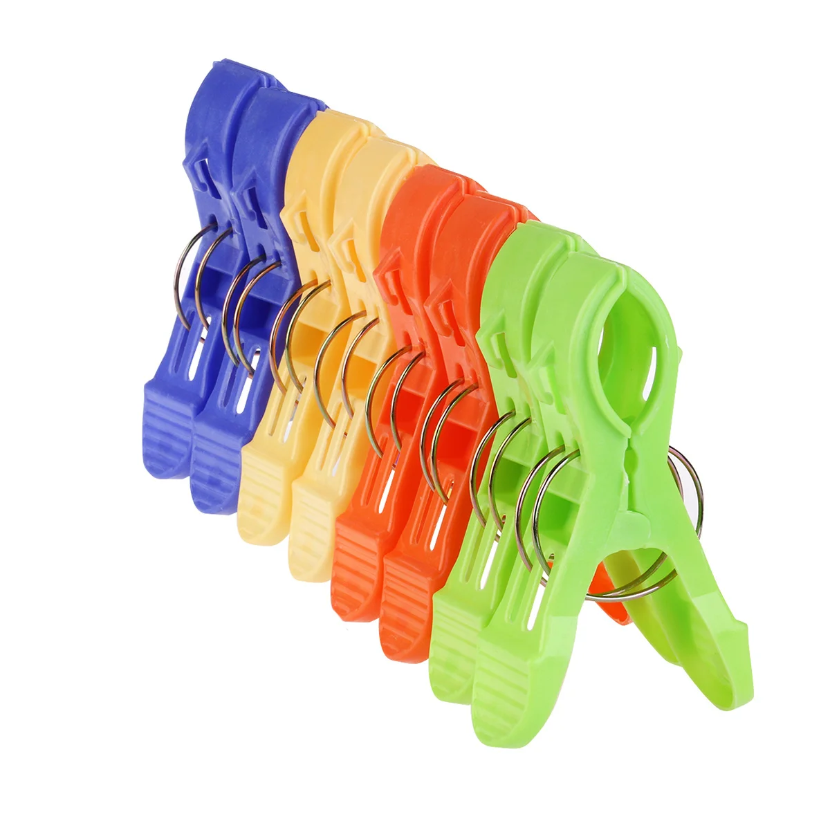 

16Pcs Windproof Clamp High Strength Plastic Tarp Clips Tent Snaps Camping for Outdoors Tent Snaps