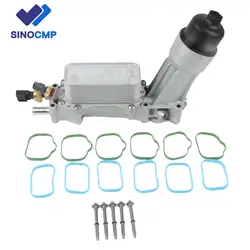 68105583AE 68105583AF 68105583AA 5184304AD Oil Cooler Aluminum Oil Filter Adapter For Jeep Dodge Chrysler Ram 3.6L 2011-2016
